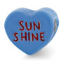 Sterling Silver Reflections Kids Sun Shine Enameled Heart Bead