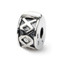 Sterling Silver Reflections Hinged X Clip Bead