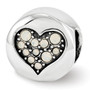Sterling Silver Reflections Swarovski Crystal June-Clarity Bead