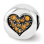 Sterling Silver Reflections Swarovski Crystal Nov-Balance Bead