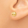 Leslie's 14K Polished 6mm Ball Post Earrings