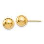 Leslie's 14K Polished 7mm Ball Post Earrings