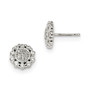 Sterling Silver CZ Post Earrings