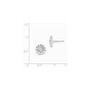 Sterling Silver CZ Post Earrings