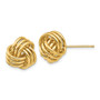 14k Polished Triple Knot Post Earrings