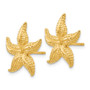 14k Starfish Post Earrings