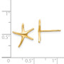 14k Starfish Post Earrings