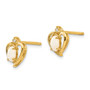 14K Diamond & Opal Earrings
