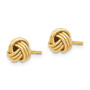 14K Love Knot Post Earring