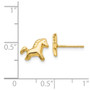 14k Pony Earrings