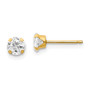 14k Madi K CZ Stud Post Earrings