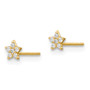 14k Madi K Star CZ Post Earrings