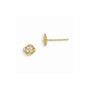 14k Madi K CZ Children's Flower Post Earrings