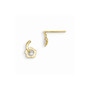 14k Madi K CZ Children's Flower Post Earrings