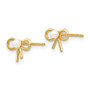 14k Madi K FW Cultured Pearl Children's Bow Post Earrings