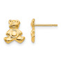 14k Madi K Teddy Bear Post Earrings
