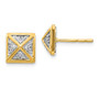 14k Diamond Fancy Earrings