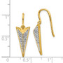 14k Diamond Fancy Dangle Earrings