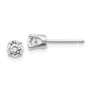 14kw .50ct I2 K-L Diamond Stud Push-on Post Earrings