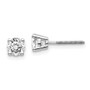 14kw .75ct SI3 G-I Diamond Stud Thread on/off Post Earrings