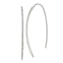 Sterling Silver Crystal Threader Dangle Earrings