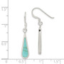 Sterling Silver Dangling Turquoise Earrings