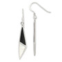 Sterling Silver Onyx & Mother of Pearl Earrings