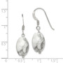 Sterling Silver White Howlite Earrings