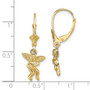 14k Angel Leverback Earrings