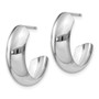 14k White Gold Hoop Earrings