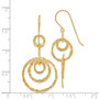 14k Dangle Circles Earrings