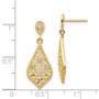 14K Fancy Dangle Post Earrings