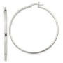 Sterling Silver 2.5mm Polished Hoop Earrings