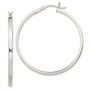 Sterling Silver 2.5mm Polished Hoop Earrings