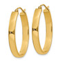 14k Lightweight Oval Hoop Earrings