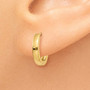14k 2.25mm Hinged Hoop Earrings