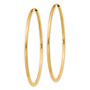 14k 1.5mm Polished Round Endless Hoop Earrings