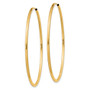 14k 1.5mm Polished Round Endless Hoop Earrings