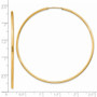 14k 1.5mm Polished Round Endless Hoop Earrings