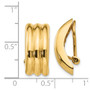 14k Omega Clip Non-pierced Earrings