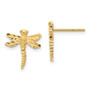 14K Dragonfly Post Earrings