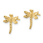 14K Dragonfly Post Earrings