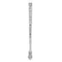 14k White Gold 1ct. Diamond Fancy Chain Slide