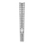 14k White Gold 1ct. Diamond Fancy Double Bar Chain Slide