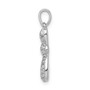 14k White Gold 1/3ct. Diamond Cross Pendant