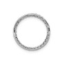 14k White Gold 3/8ct. Diamond Circle Chain Slide