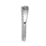 14k White Gold 3/4ct. Diamond Circle Chain Slide