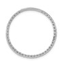 14k White Gold 1ct. Diamond Circle Chain Slide