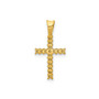 14k 1/6ct. Diamond Latin Cross Pendant