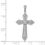 14k White Gold 1/3ct. Diamond Passion Cross Pendant